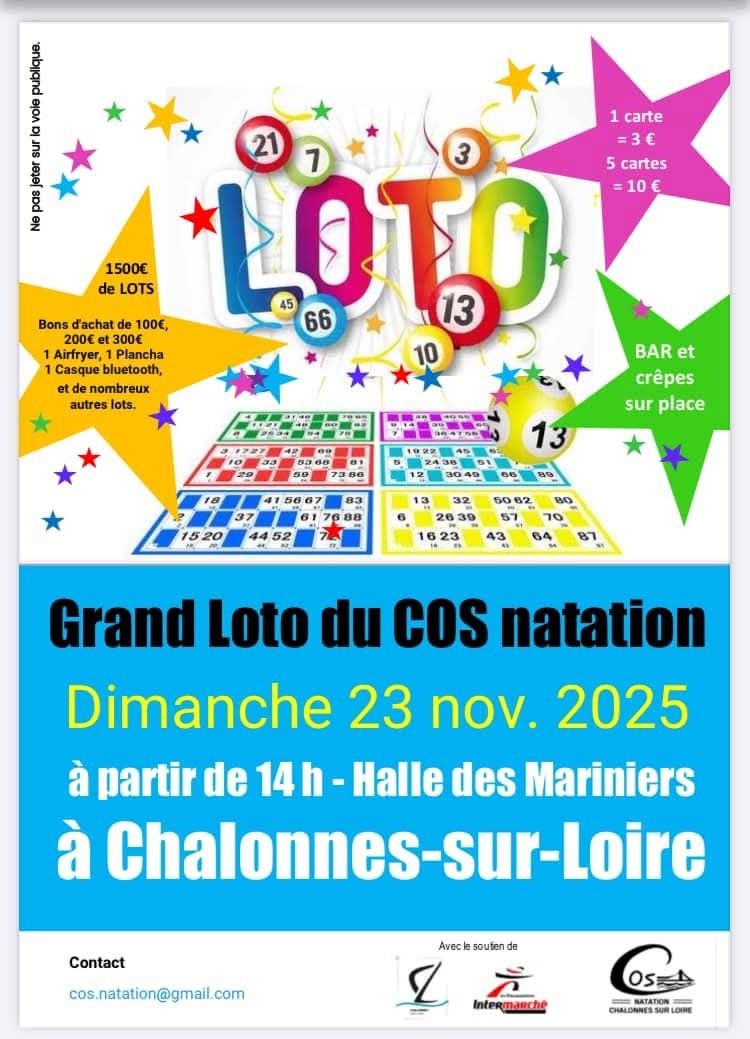 Loto COS natation - 23/11/25