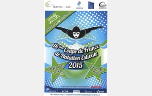 L'affiche de la Coupe de France de Natation Estivale 2015