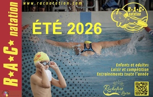 Inscriptions été 2026