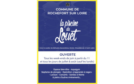 INFOS PISCINE ÉTÉ 2016