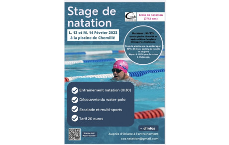 Stage école de natation et jeunes