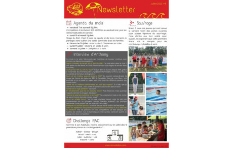 Newsletters mensuelles
